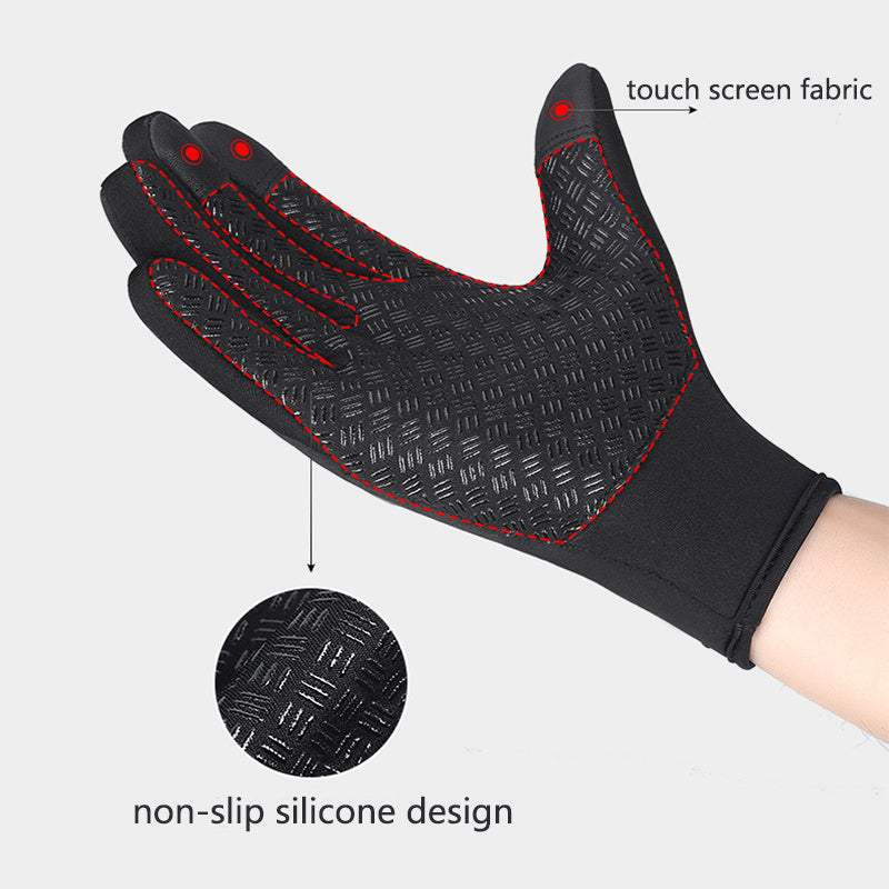 Thermal Touchscreen Winter Gloves (Waterproof + Anti-Slip)