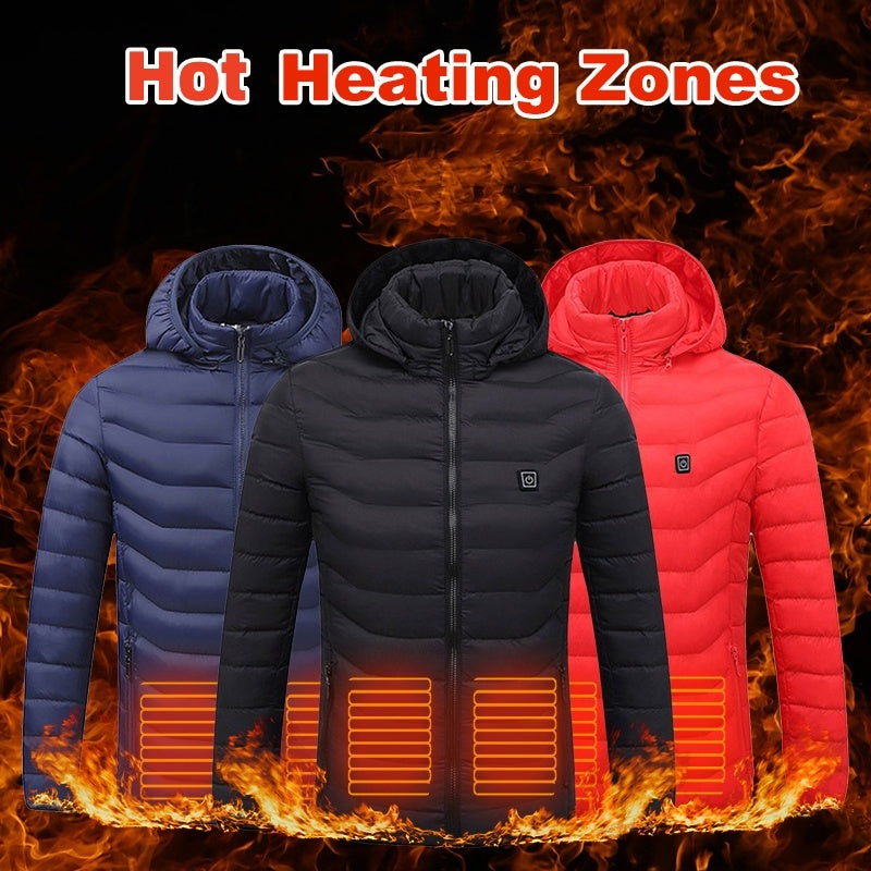 USB Heated Winter Jacket – Stay Warm Anytime, Anywhere
